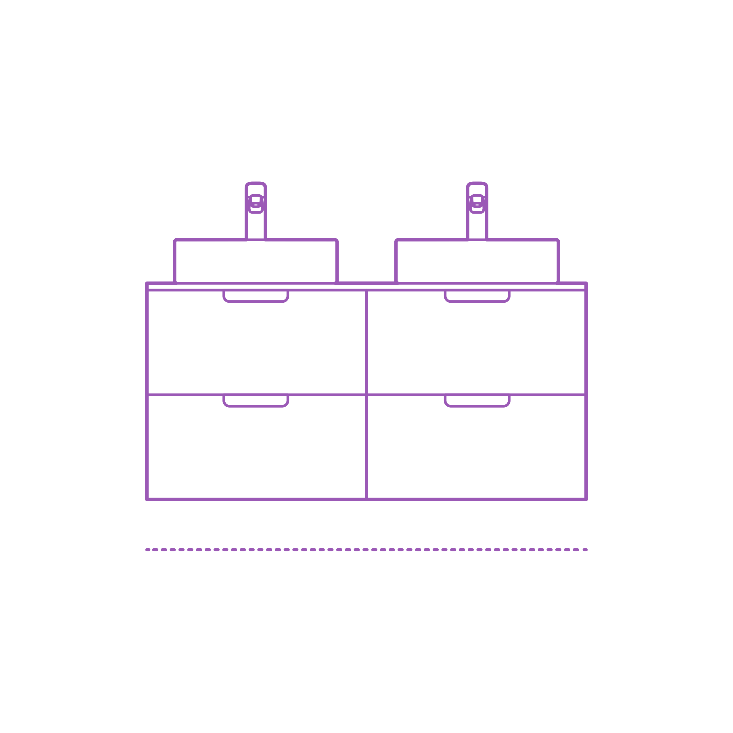 Fixtures Bathroom Vanity Ikea Godmorgon Horvik Double Vanity 4 Drawers Line Art Svg Vector Free Vectors